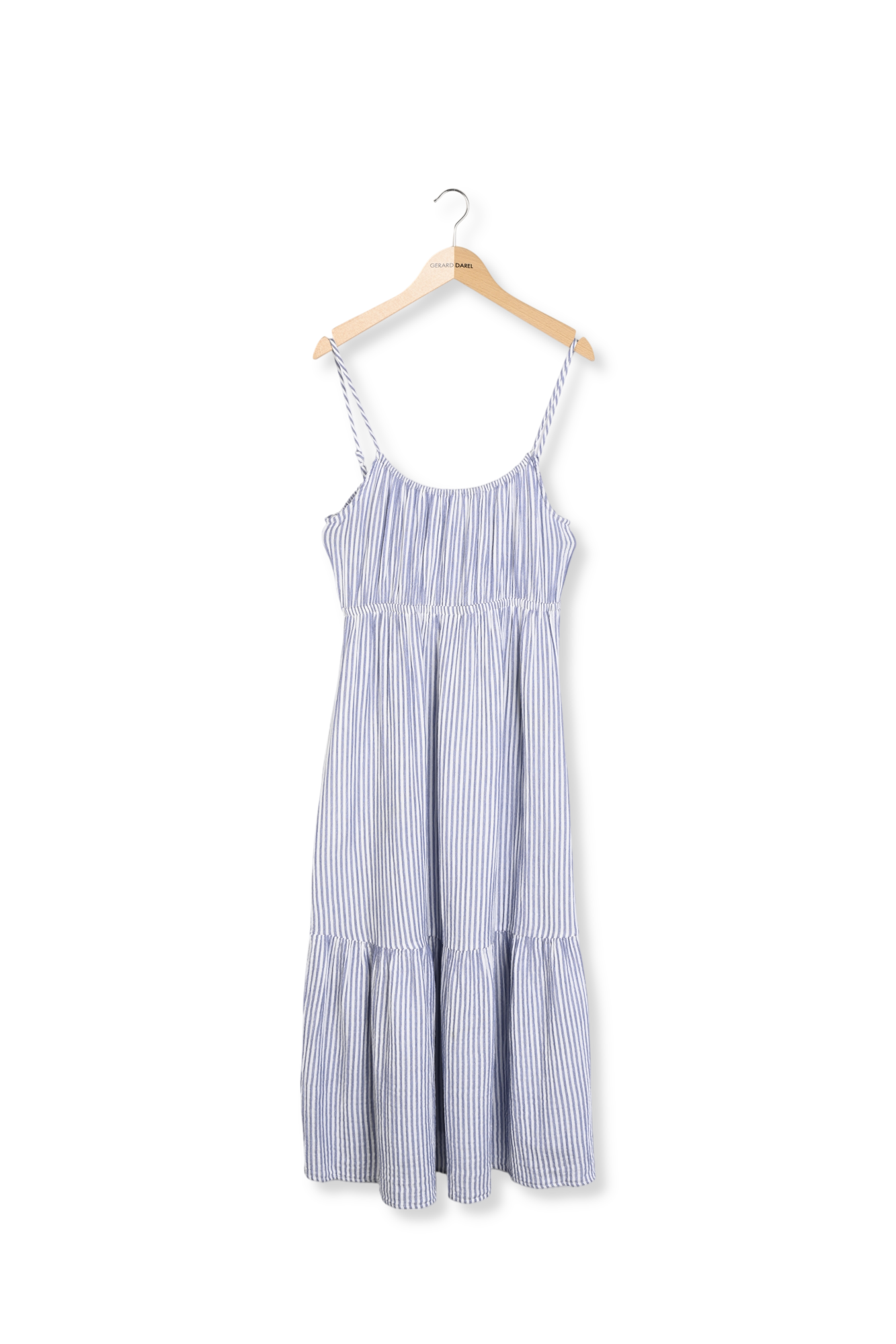 Photo produit Robe à bretelles en coton rayé - POLINE numéro 0