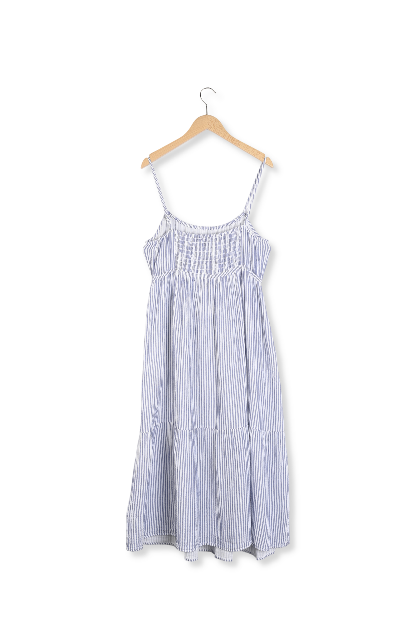 Photo produit Robe à bretelles en coton rayé - POLINE numéro 1
