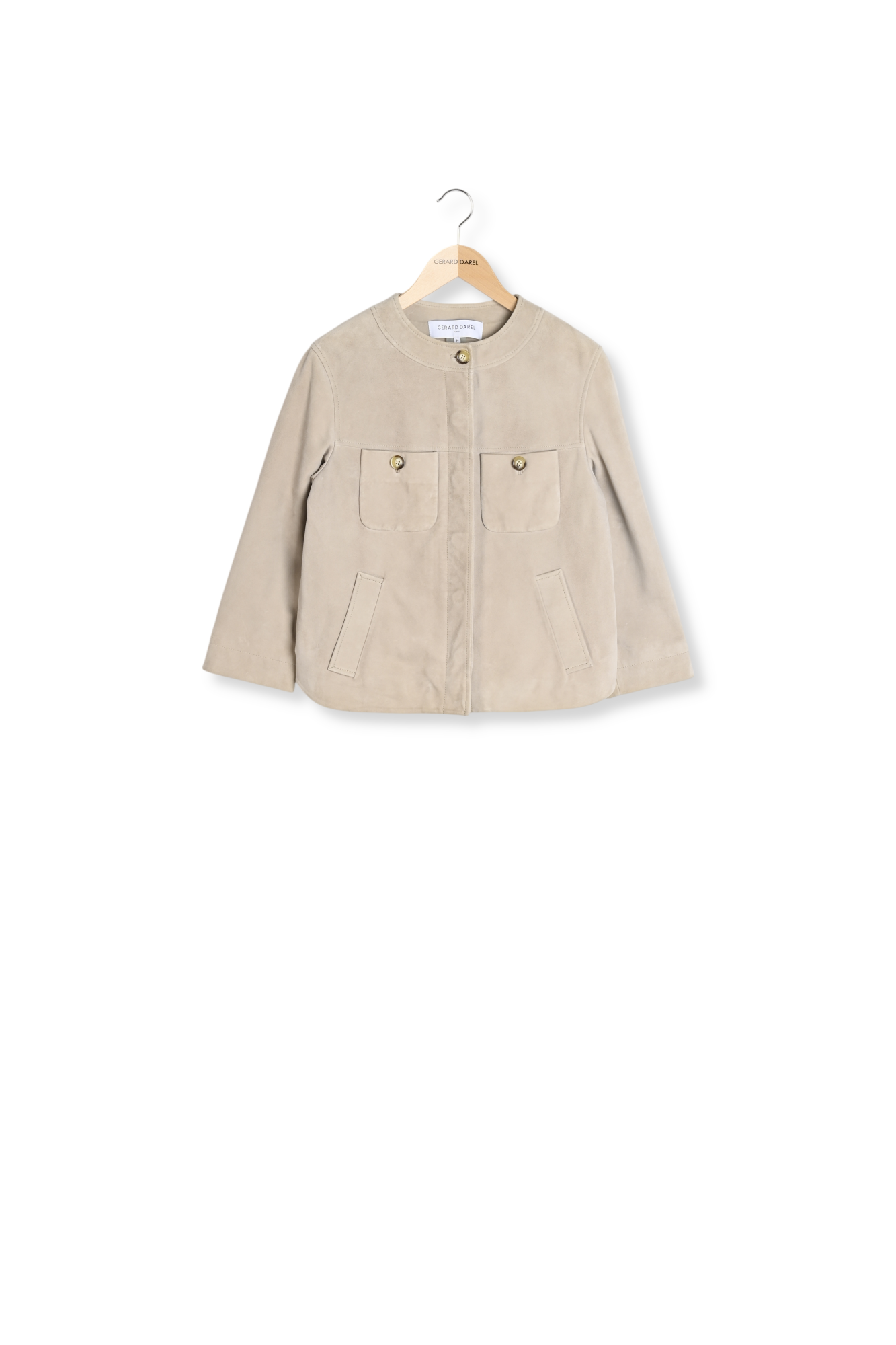 Veste en cuir velours - MARGOT Gerard Darel seconde main photo 1