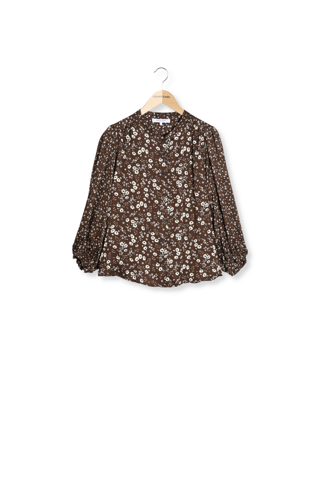 Chemise à fleurs en satin - ANAELLE Gerard Darel seconde main photo 1