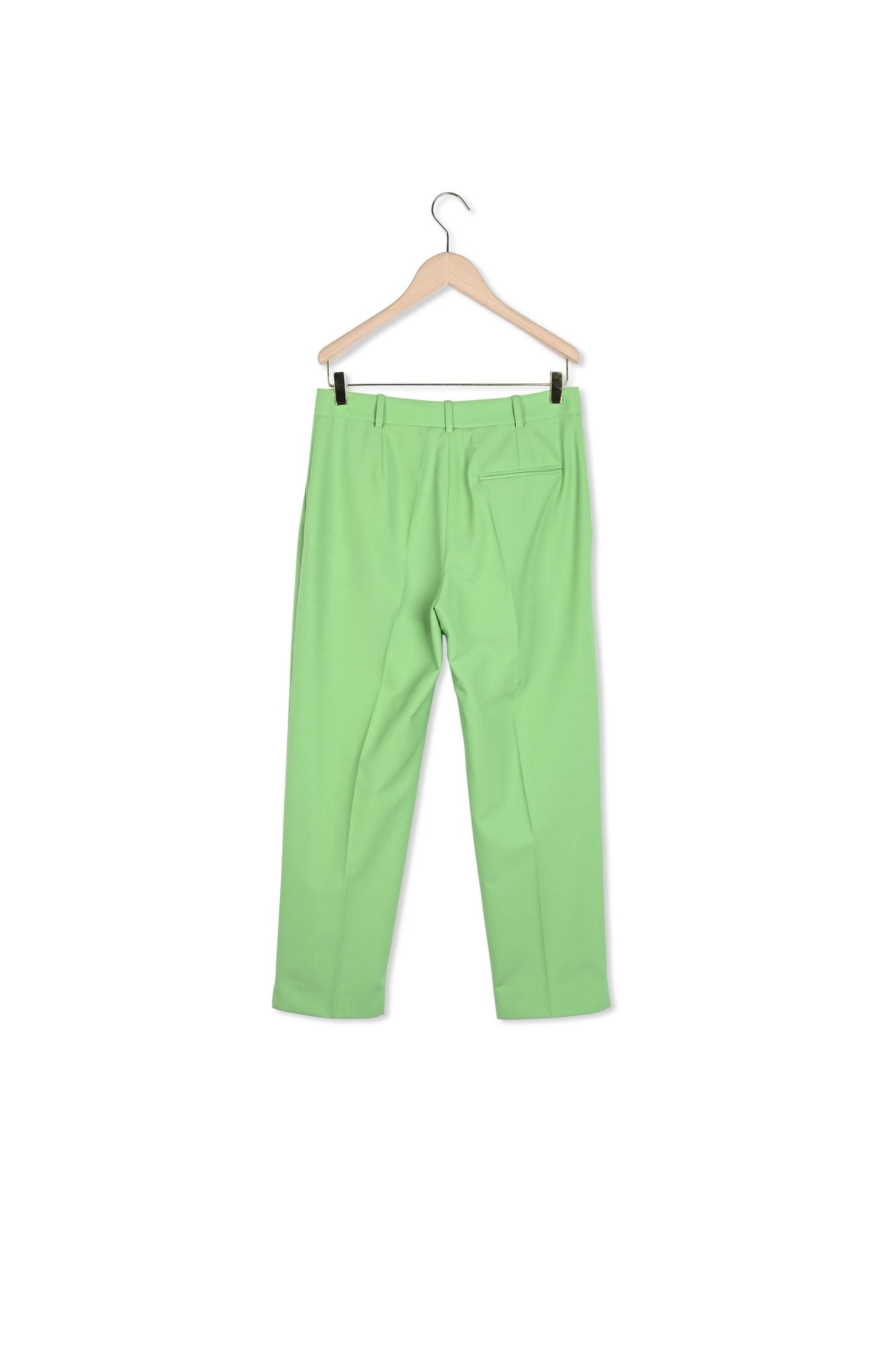 Pantalon Pascal vert en laine froide Tara Jarmon seconde main photo 3