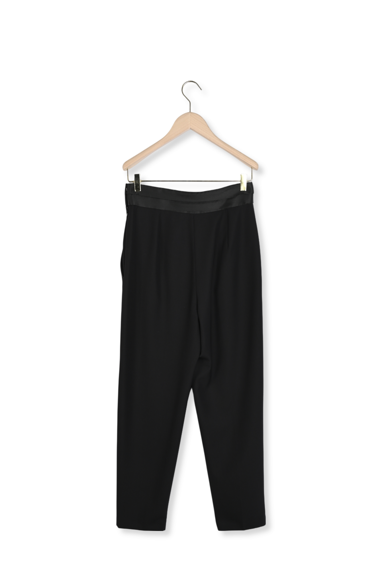 Pantalon noir en laine Paul Tara Jarmon seconde main photo 4