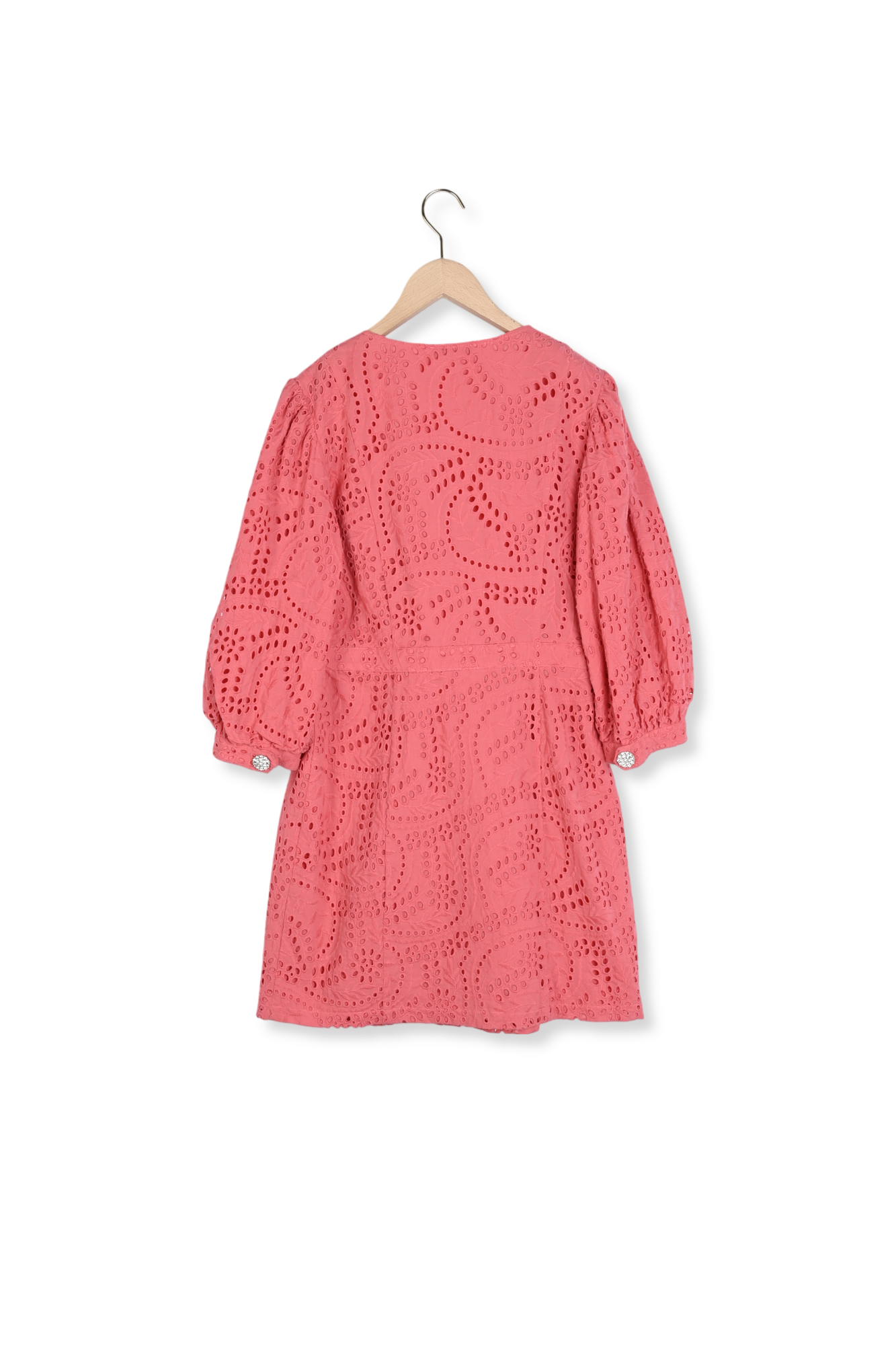 Robe Rosalyn rose en broderie Tara Jarmon seconde main photo 8