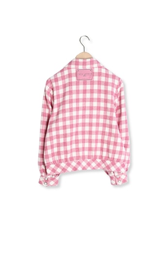 Blouson rose en vichy Beatrice Tara Jarmon seconde main photo 2