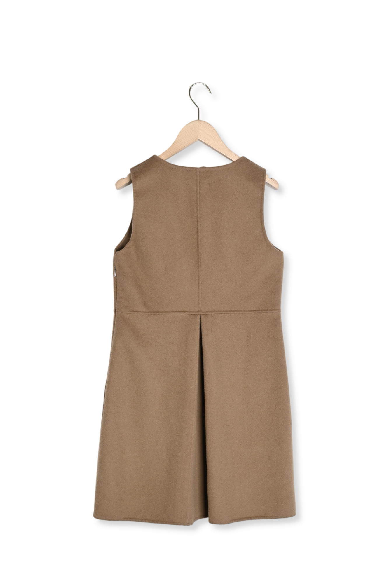 Robe Rutania camel en laine double face Tara Jarmon seconde main photo 2