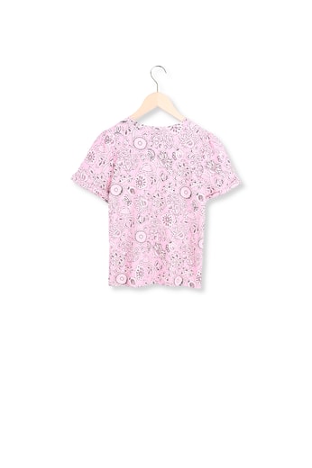 T-shirt rose imprimé bandana Tampa Tara Jarmon seconde main photo 2