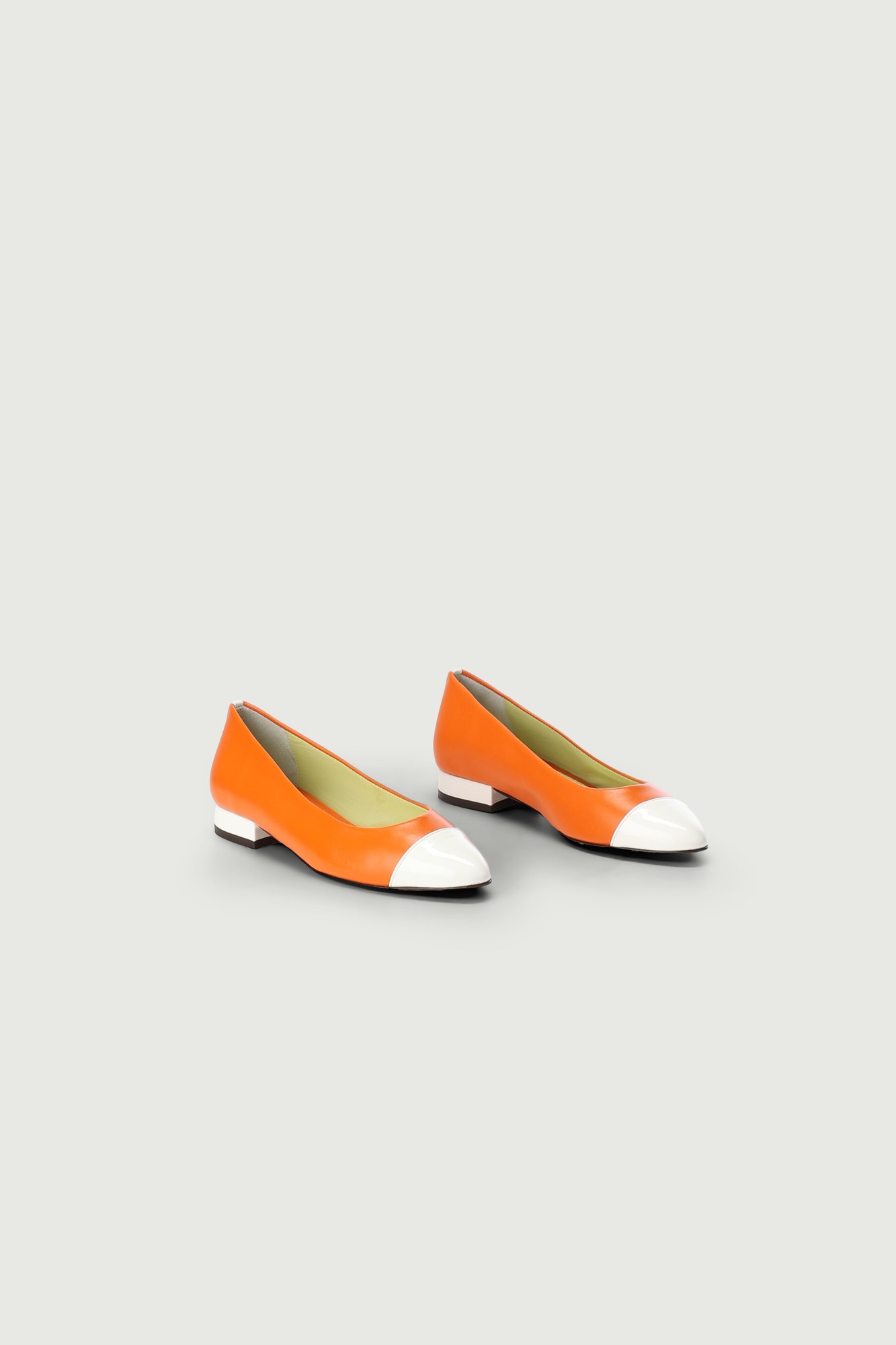 Mandarine/Blanc