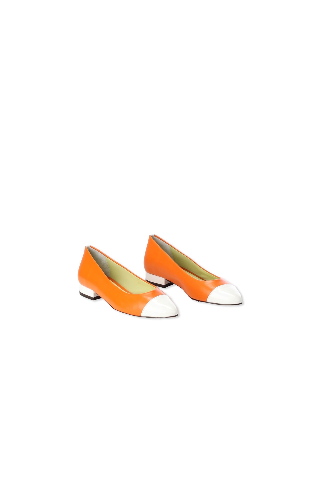 Mandarine/Blanc