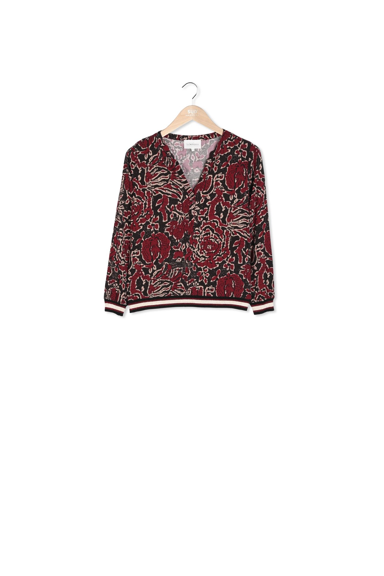Tripiery Top Ml Col Tunisien Print Antique - Tripiery Top