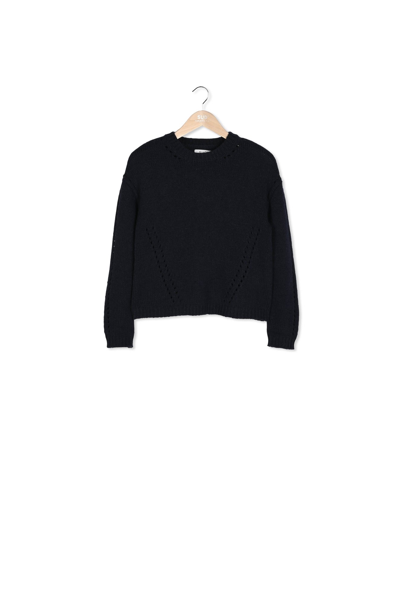 Masper - Pull À Col Rond Et Tricotage Fantaisie