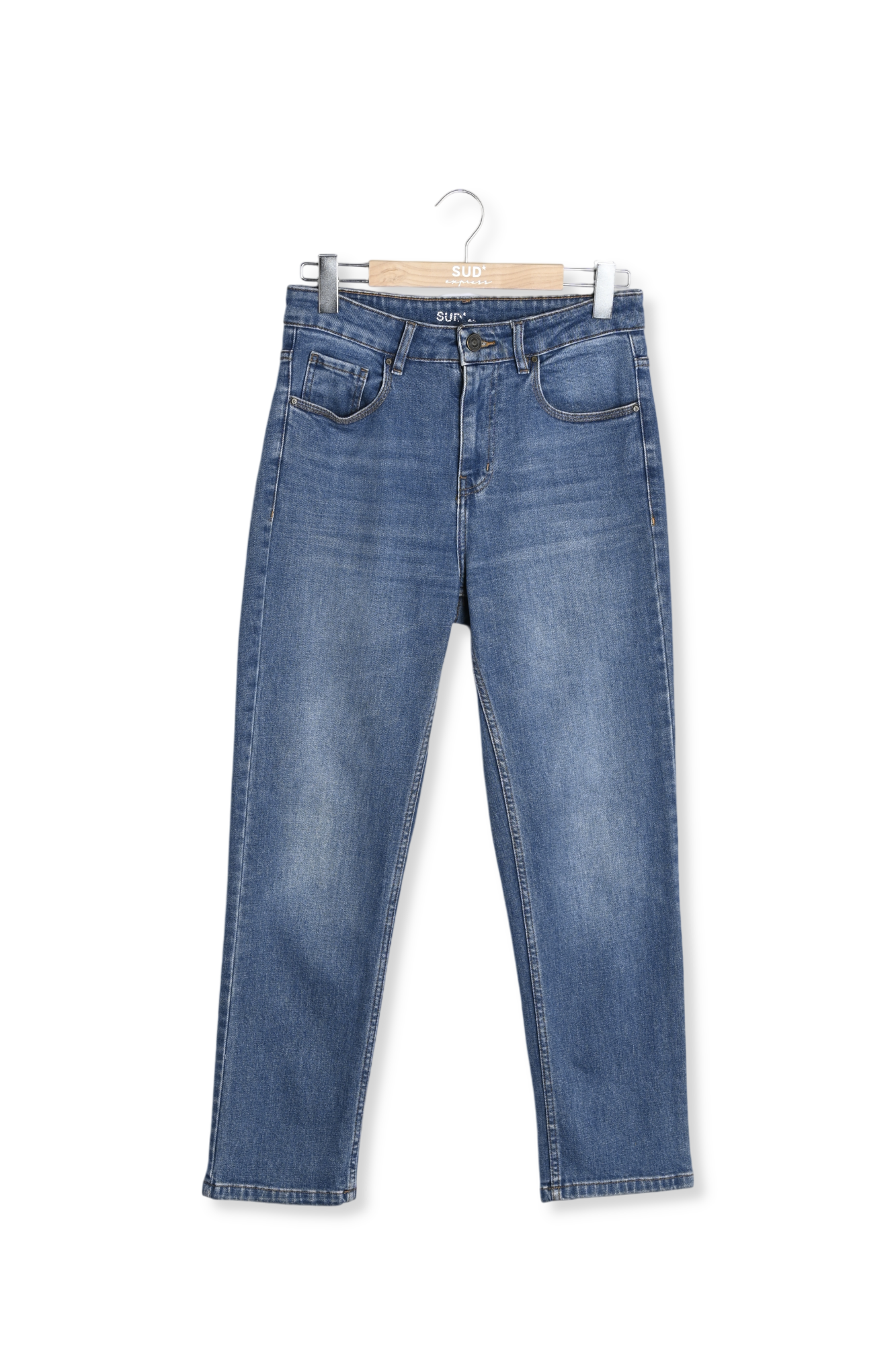 DEBBY - Jean taille haute cinq poches Sud Express seconde main photo 1