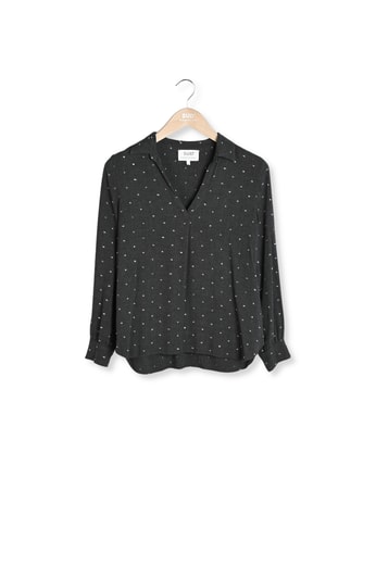 Tarano - Blouse À Col V Et Plumetis Lurex Sud Express seconde main photo 2