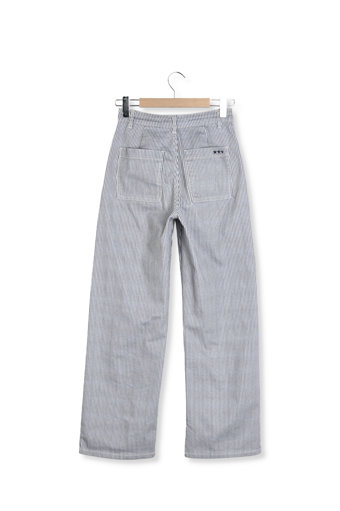 Photo produit PANELI  -  Pantalon droit et rayé à taille haute numéro 1