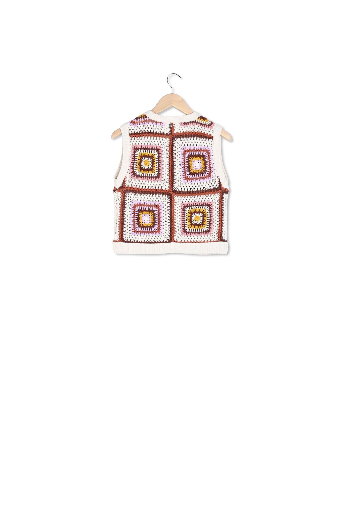 Marcia - Pull En Crochet Sans Manches