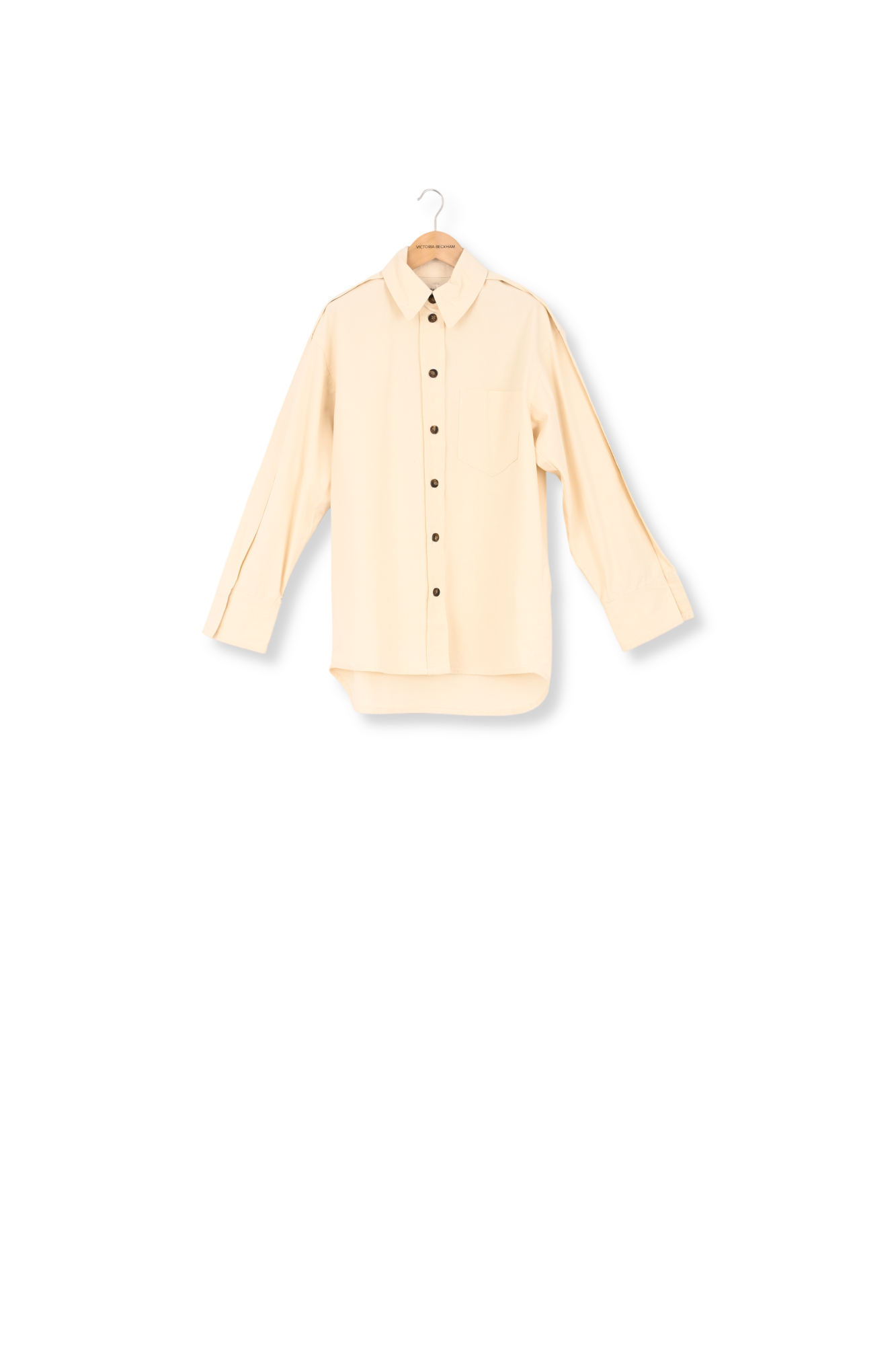 Product photo Oversized Pleat Detail Denim Shirt number 1