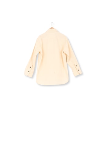 Oversized Pleat Detail Denim Shirt Victoria Beckham second-hand photo 2