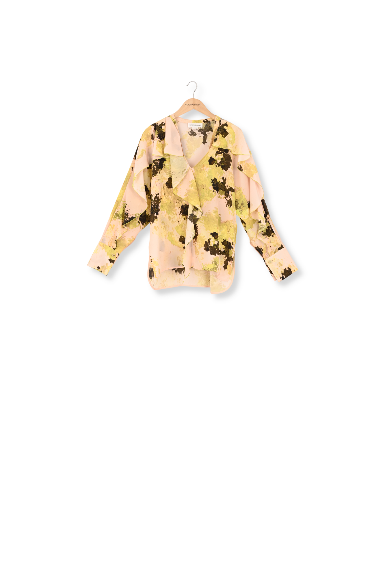 Romantic Blouse With Draped Ruffle Detail Victoria Beckham second-hand photo 1