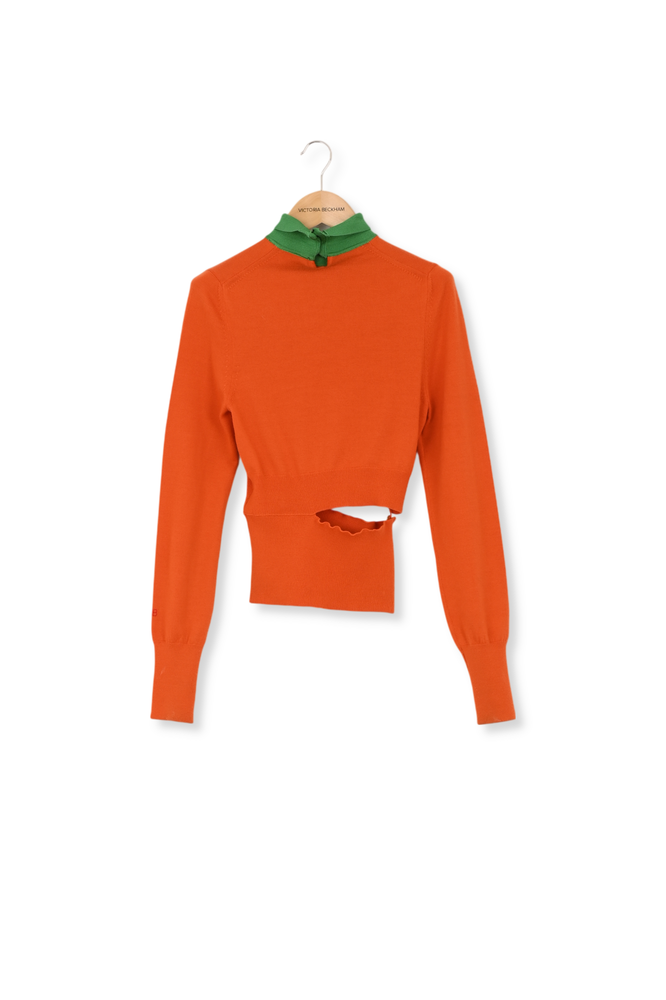 Long Sleeve Polo Neck Top Victoria Beckham second-hand photo 1