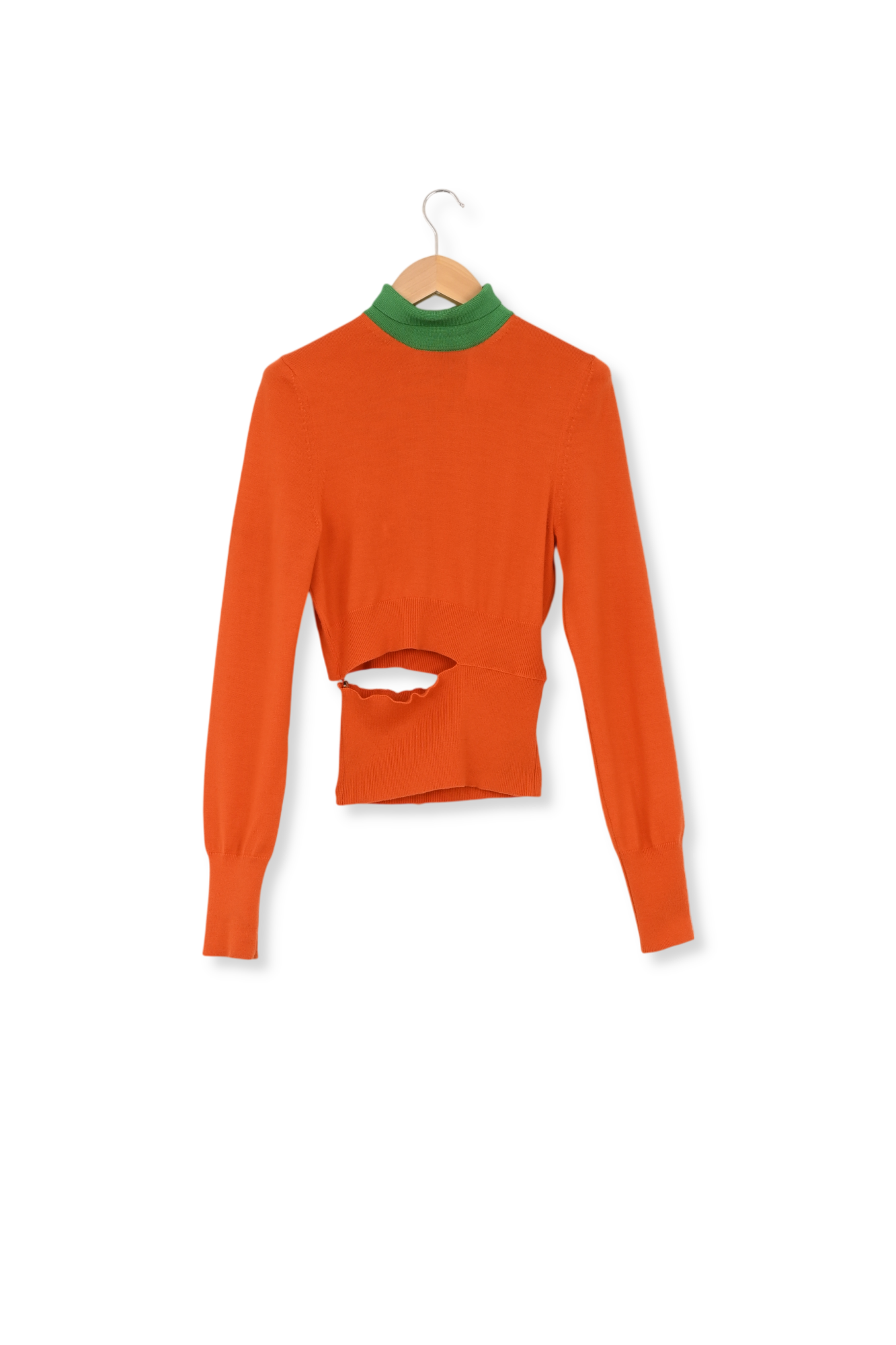 Long Sleeve Polo Neck Top Victoria Beckham second-hand photo 2