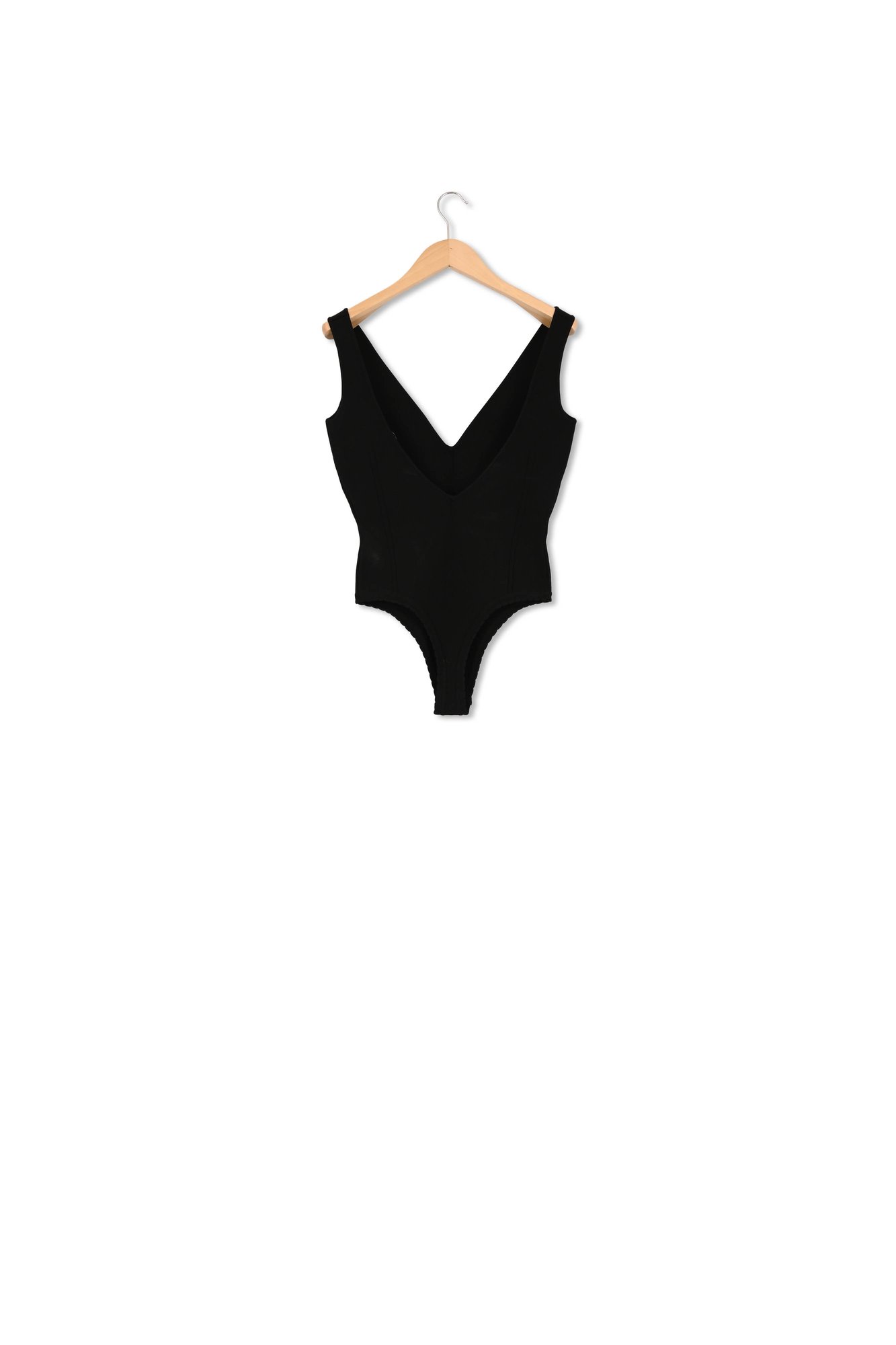 VB Body Open Back V Neck Bodysuit