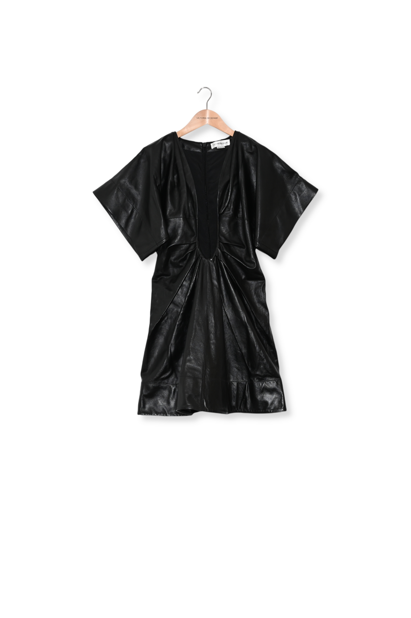 Structured Leather T-Shirt Dress Victoria Beckham second-hand photo 1