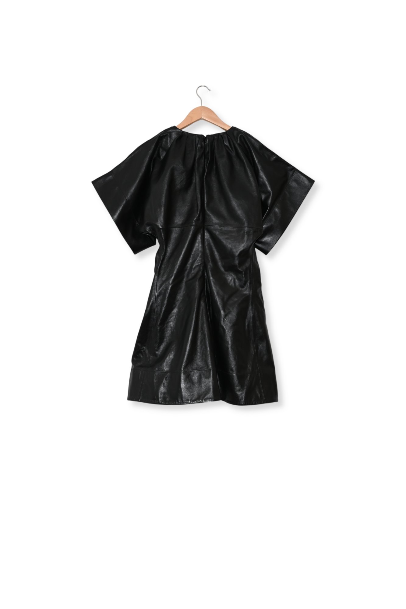 Structured Leather T-Shirt Dress Victoria Beckham second-hand photo 3