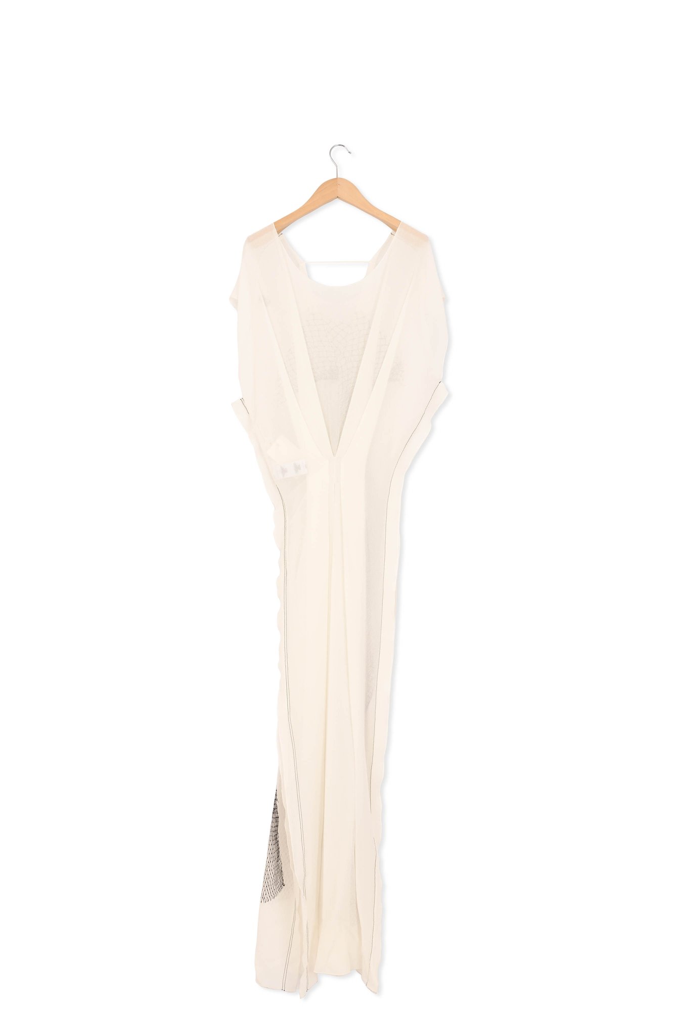 Sheer Floor-Length Dress