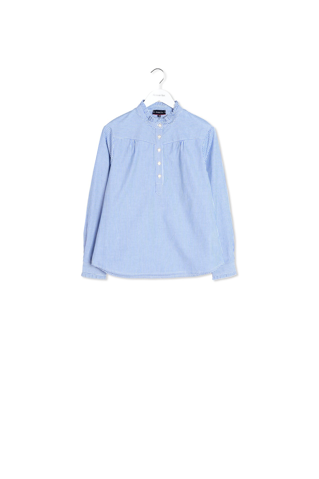 RAYURES BLEU MEDIUM/BLANC