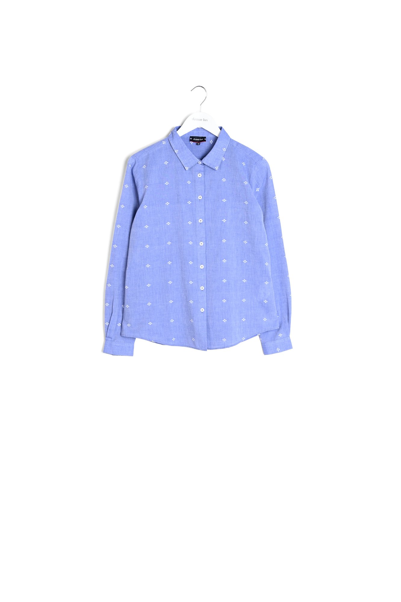 CHAMBRAY BRODÉ FLEURS