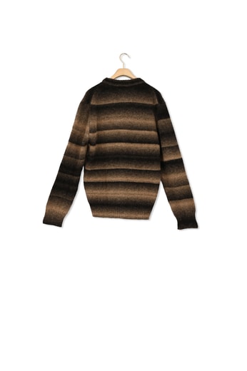 Brown Alpaca-Blend Ombre Stripe Cardigan Paul Smith second-hand photo 2