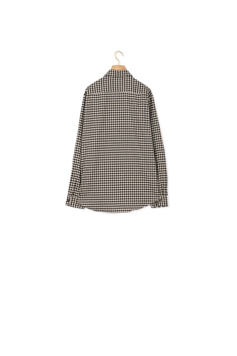 Monochrome Cotton 'Gingham' Long-Sleeve Shirt Paul Smith second-hand photo 2