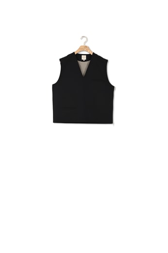 Dark Navy Stretch-Wool Vest Paul Smith second-hand photo 1