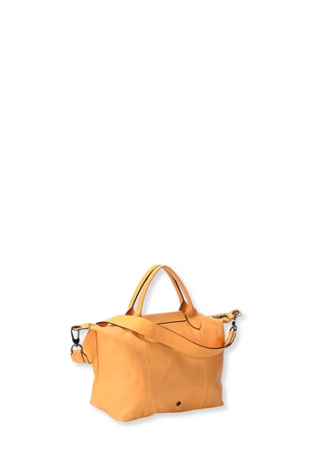 Sac porté main M Le Pliage Cuir Longchamp seconde main photo 2