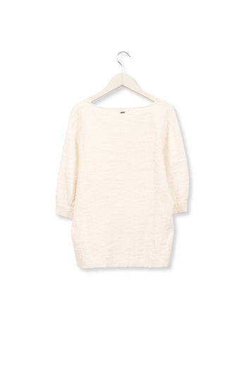 White blouse with puff sleeves Xandres second-hand photo 2