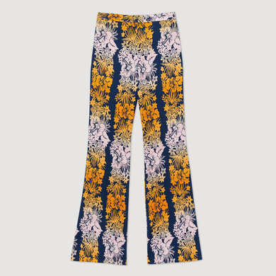 Loose-fit Hawaii print Trousers Sandro second-hand photo 1