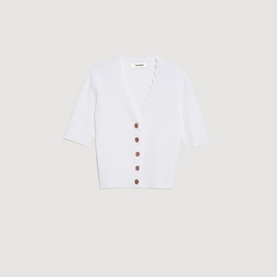 Pull en Maille et boutons fantaisie Sandro seconde main photo 1