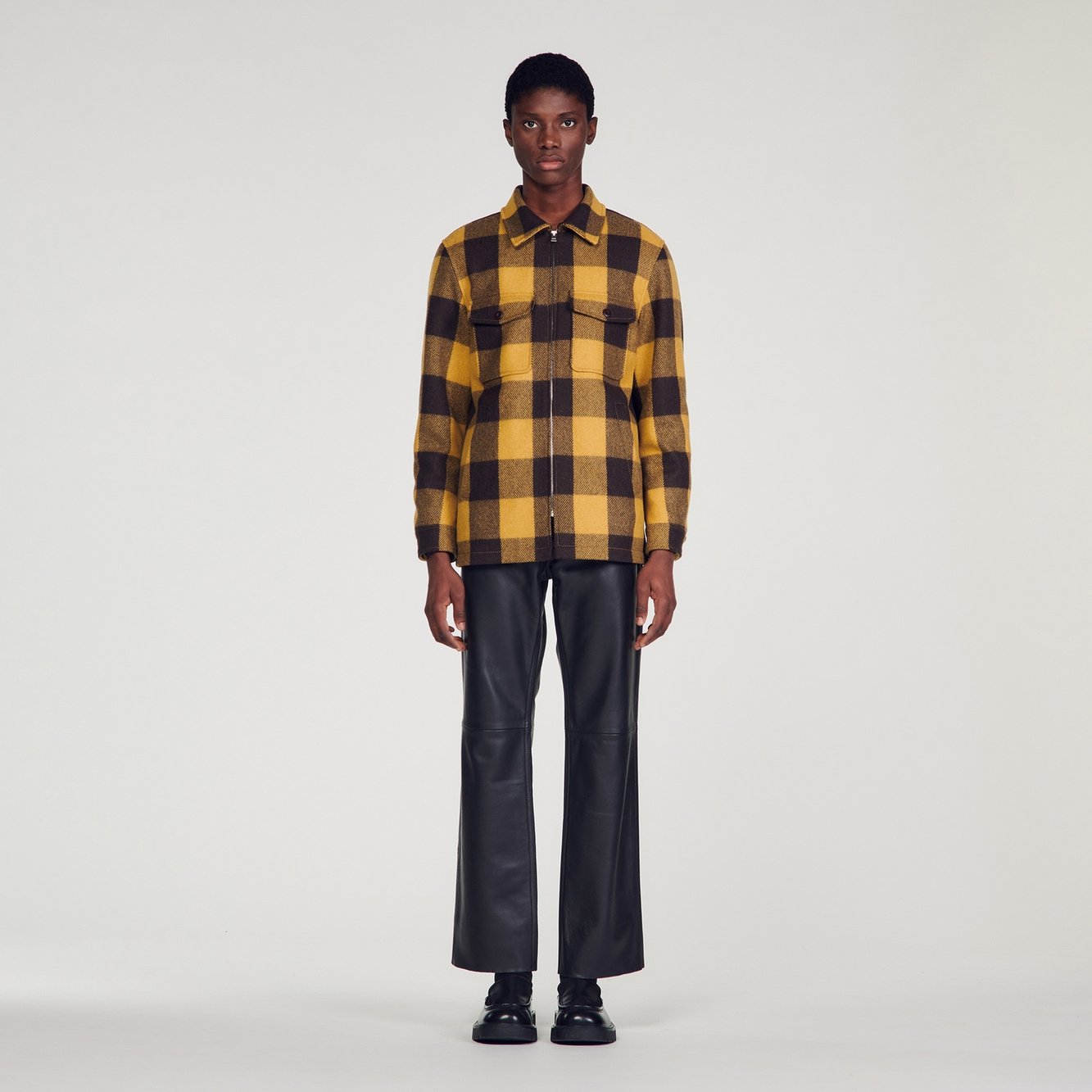 Blouson C&T Jaune Sandro seconde main photo 3