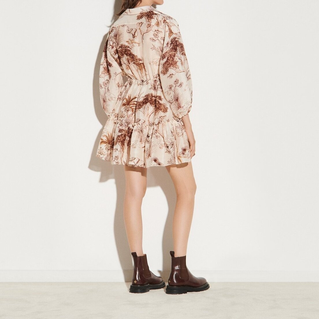 Printed shirt dress Sandro second-hand photo 2