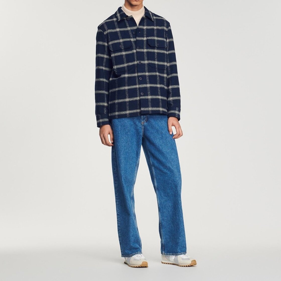 Check overshirt Sandro second-hand photo 5