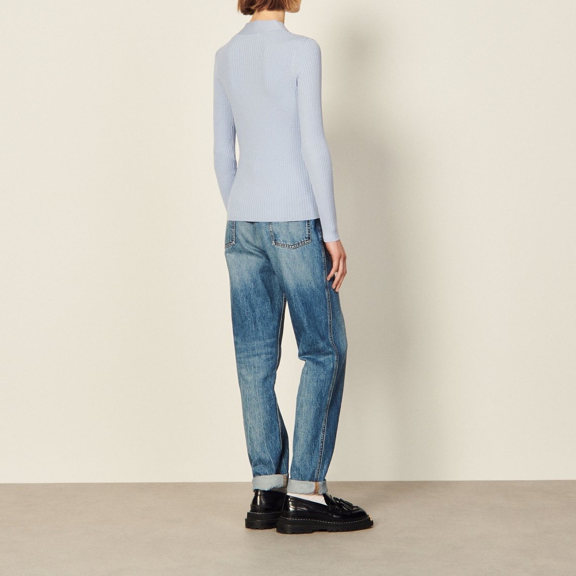 Cardigan in certified viscose Sandro second-hand photo 2