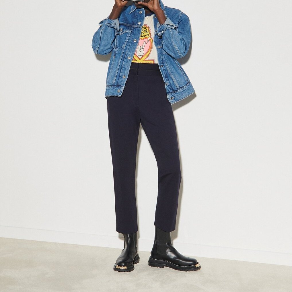 Straight-leg Trousers Sandro second-hand photo 2