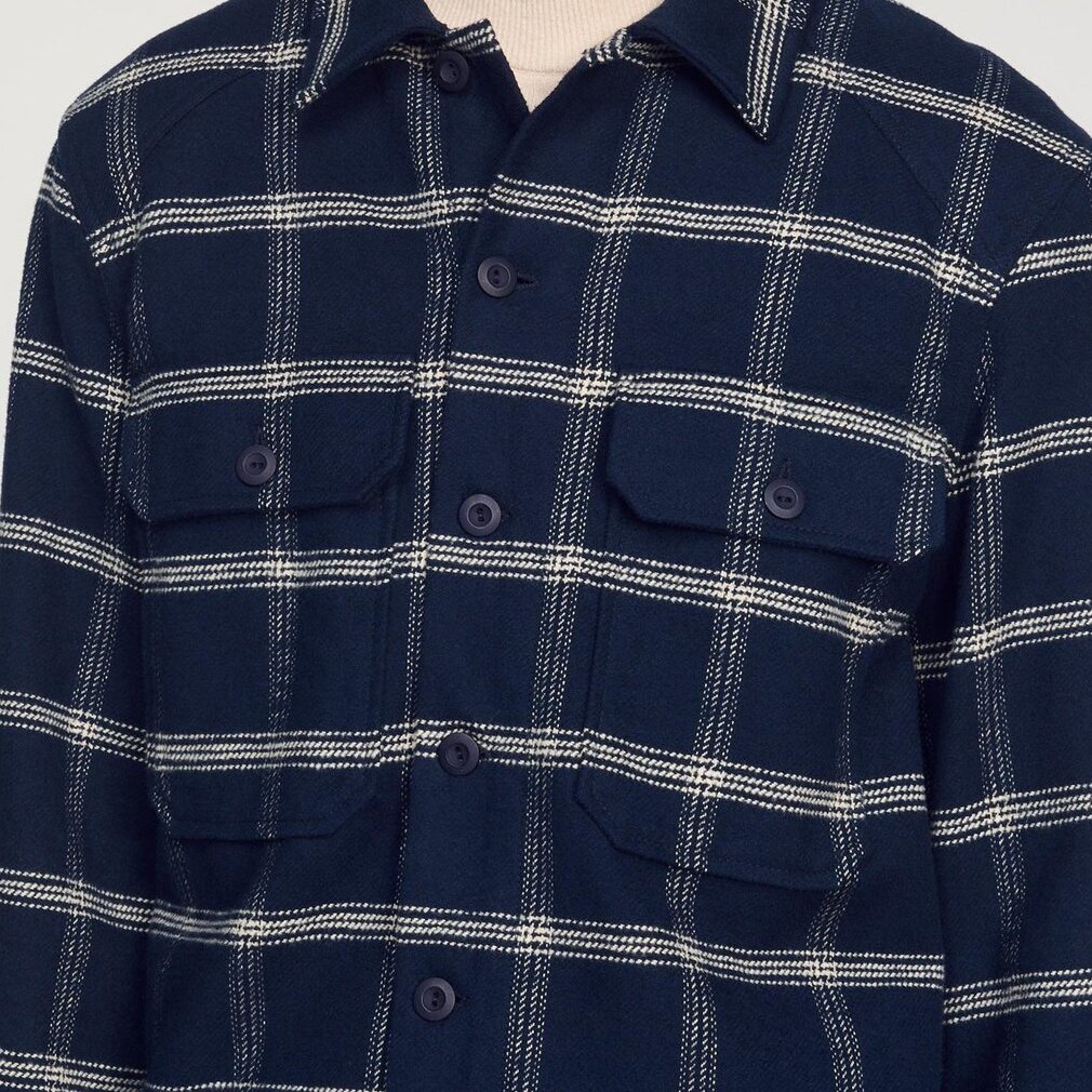 Check overshirt Sandro second-hand photo 4