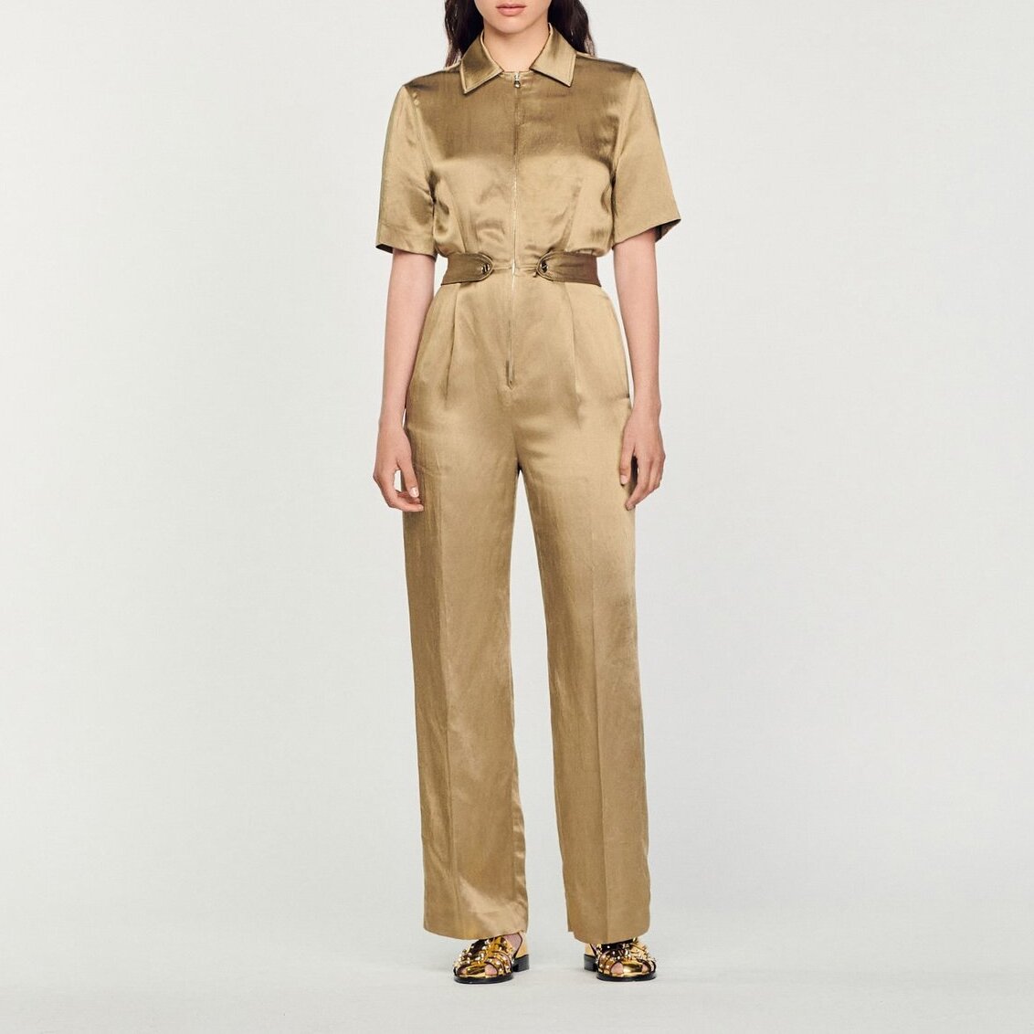 Combinaison Pantalon en satin Sandro seconde main photo 3