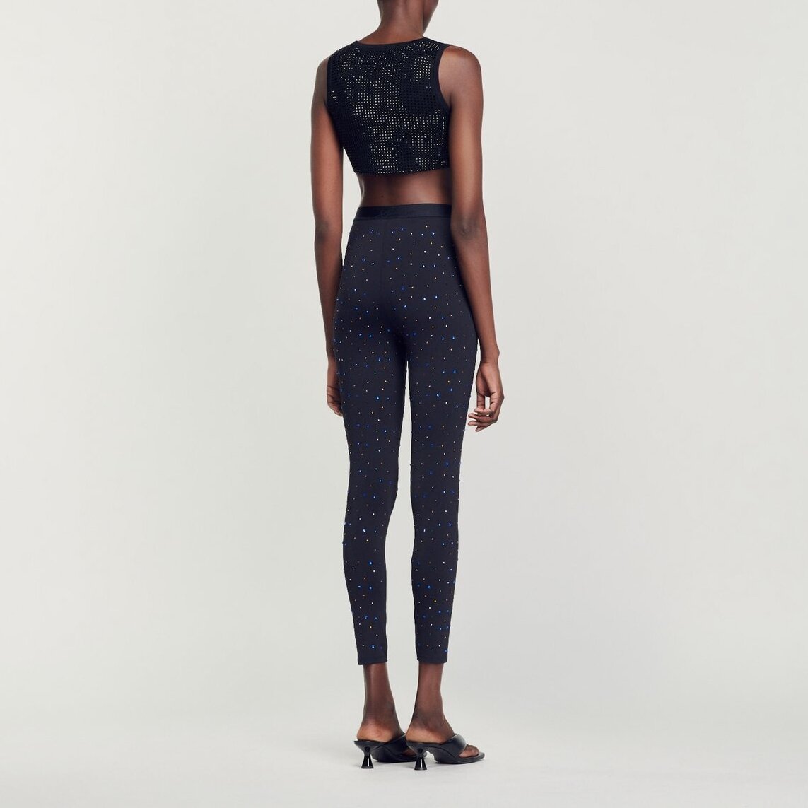 Legging orné de strass Sandro seconde main photo 4