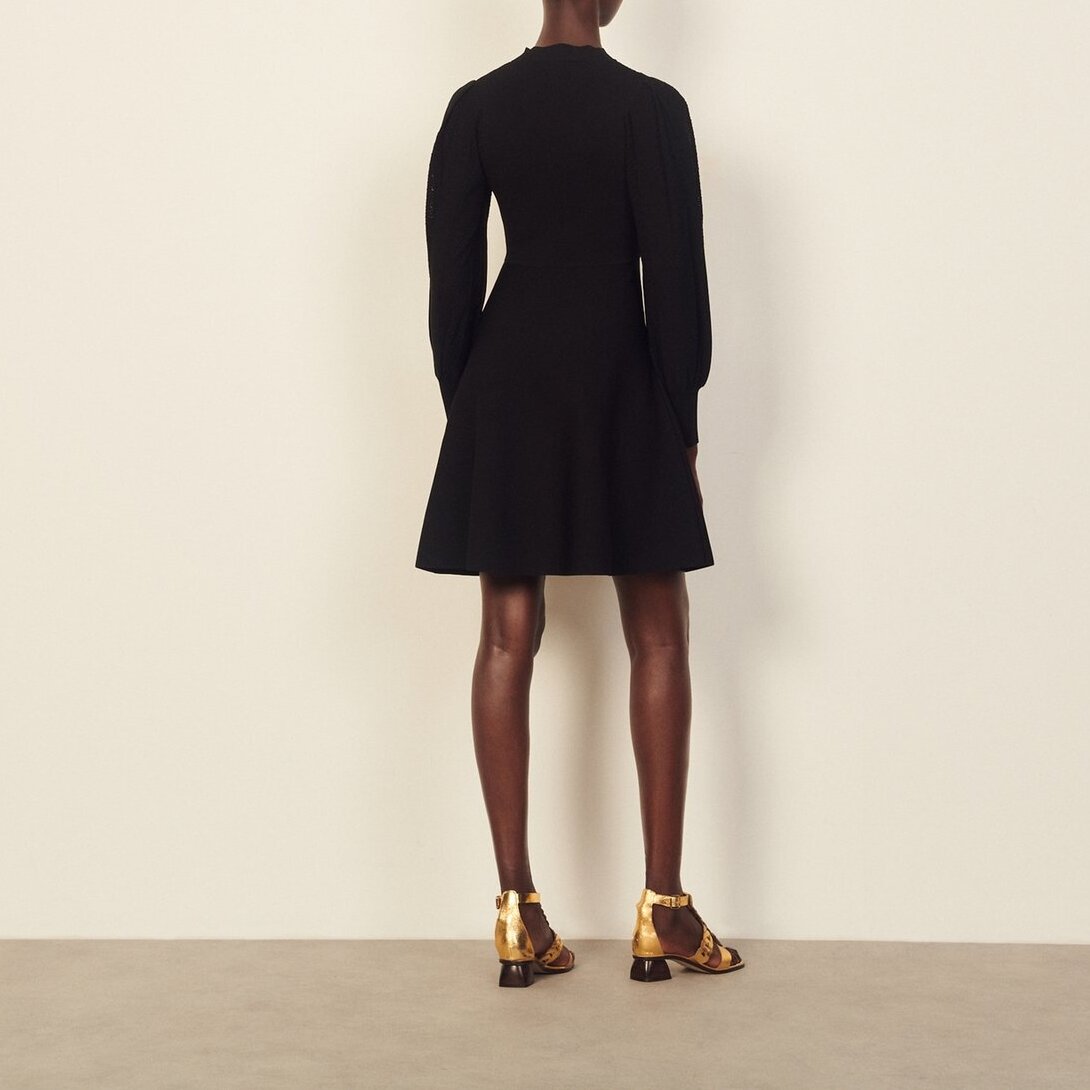 Robe Noir Sandro seconde main photo 3