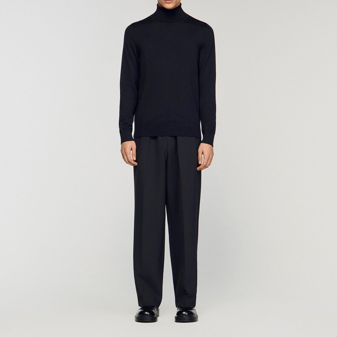 Roll neck wool Sweater Sandro second-hand photo 6