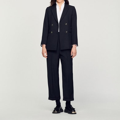 Veste de tailleur à double boutonnage Sandro seconde main photo 2