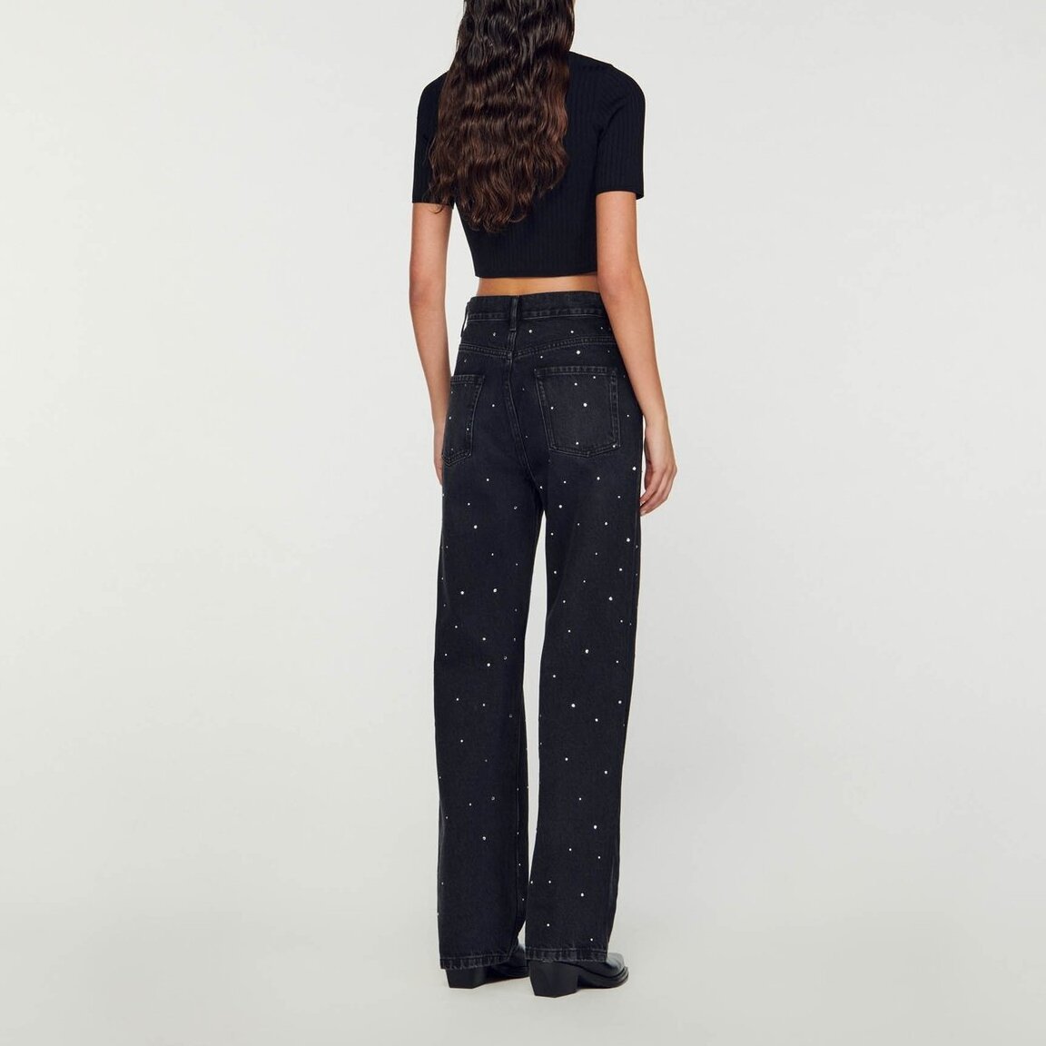 Jean met strass-steentjes Sandro tweedehands photo 6