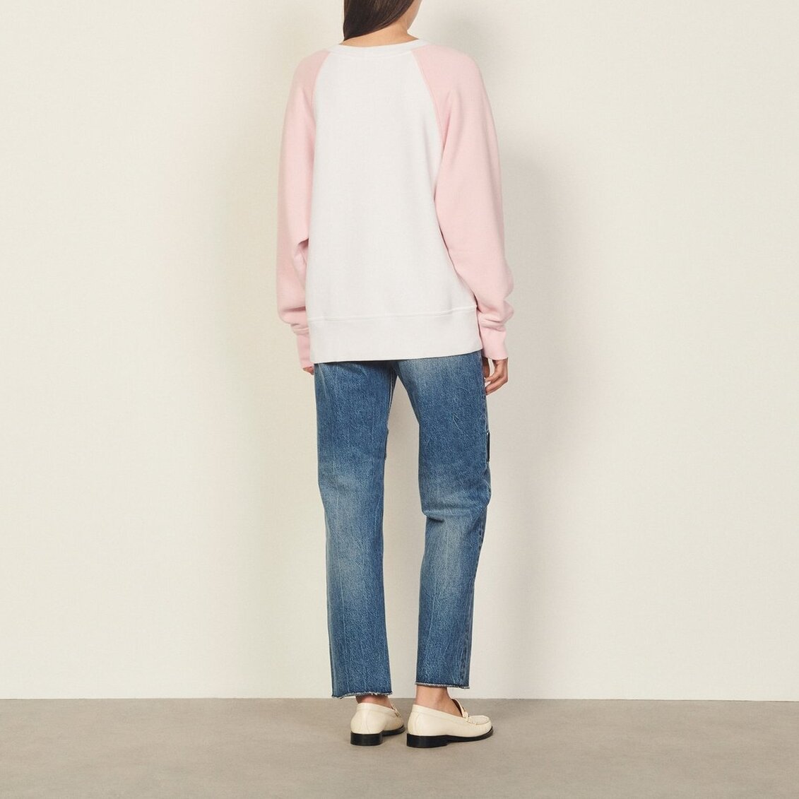 Two-tone printed Sweatshirt Sandro second-hand photo 3