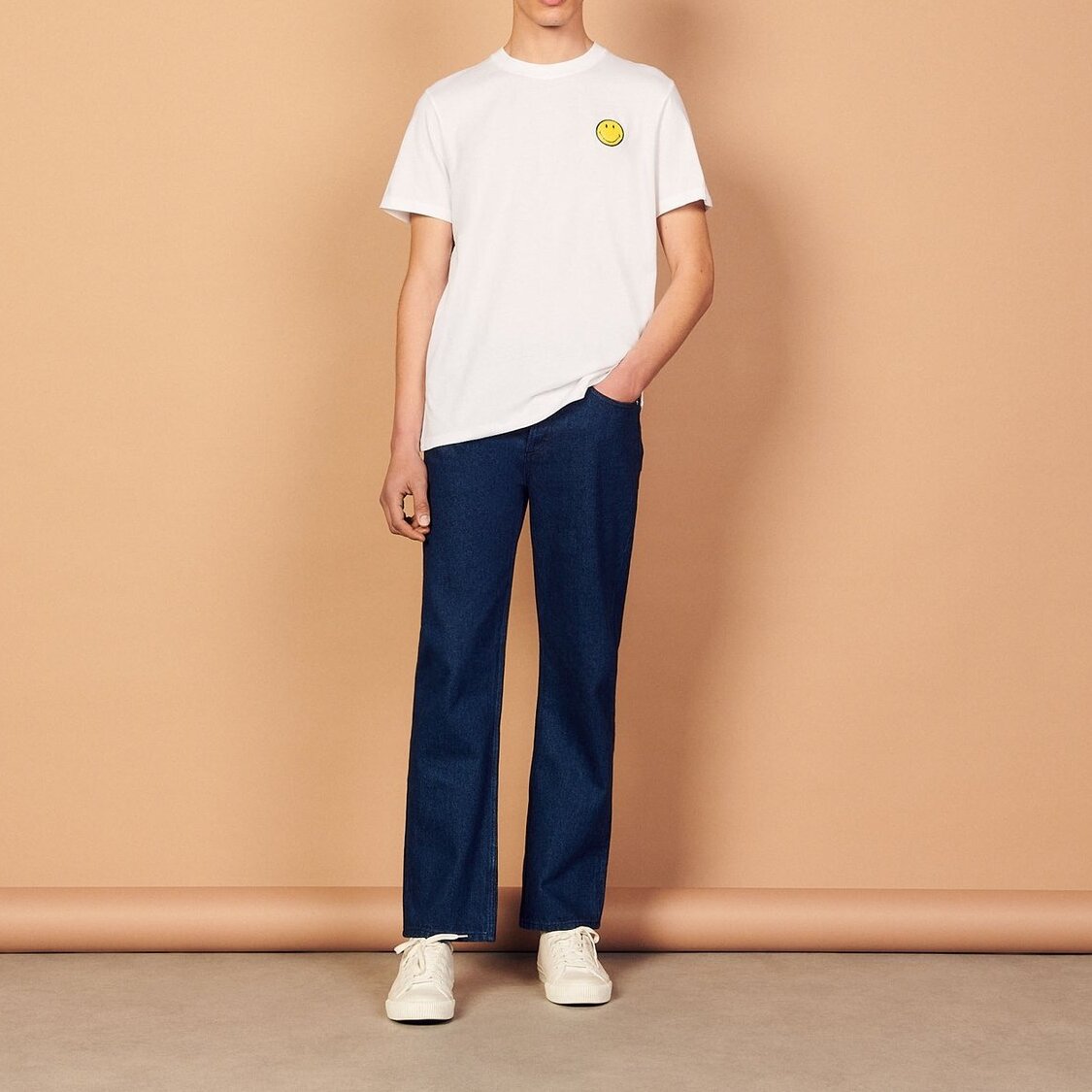 Smiley® T-Shirt mit Patch Sandro Second-Hand photo 2